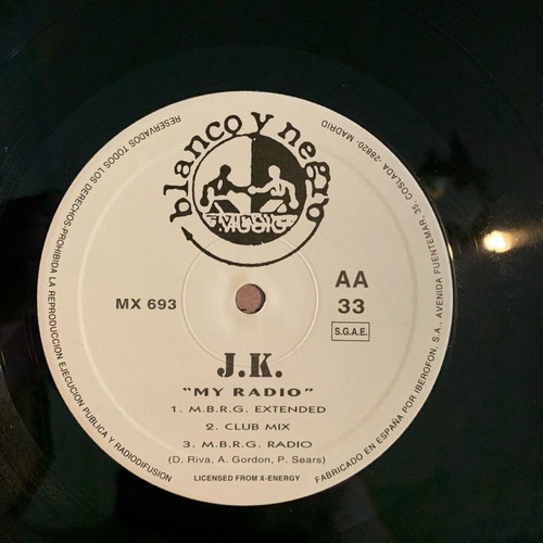 J.K. My Radio EP Maxi Single 12" used, electronic