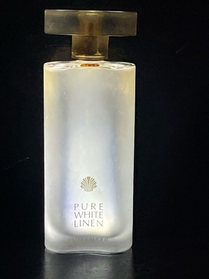 Estee Lauder Pure Whitelinen Eau de Parfume Spray empty bottle 50ml used