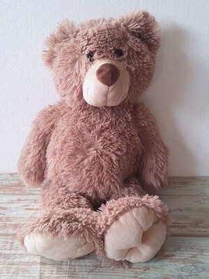 Λούτρινο μαλλιαρό αρκουδάκι Stoned Bear σαν καινούργιο, ύψος 50 εκ.