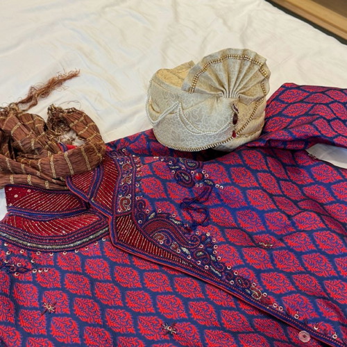 Indian authentic costume new with details and embroidery