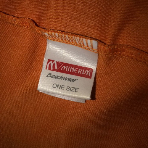Minerva pareo like new, orange color