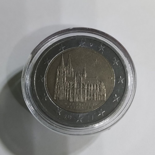 Germany 2€ 2011 North Rhine-Westphalia Cologne Cathedral Commemorative Coin used