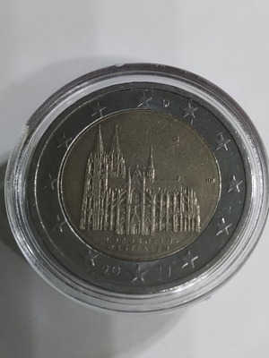 Germany 2€ 2011 North Rhine-Westphalia Cologne Cathedral Commemorative Coin used