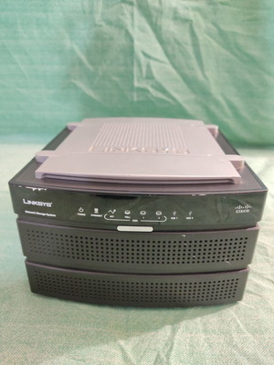 Linksys NAS200 Network Storage System used with 2 Western Digital 640GB