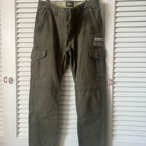 Superdry Women's Pants Green Used Size S