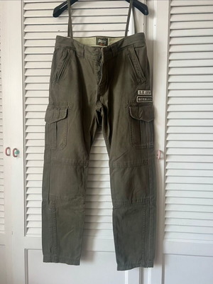 Superdry Γυναικείο Παντελόνι Πράσινο Μεταχειρισμένο Μέγεθος S