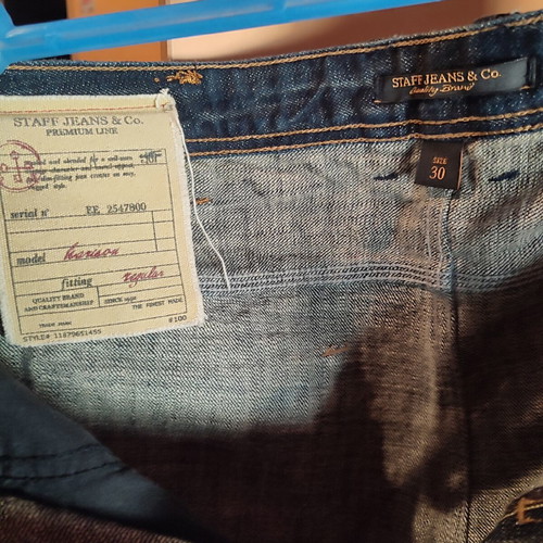 Staff men's jeans used, dark blue, size 30, straight fit