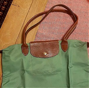 Longchamp τσάντα πράσινη