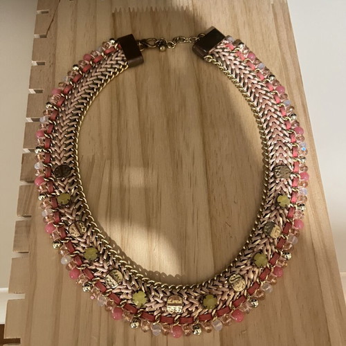 Women's pink necklace, high quality