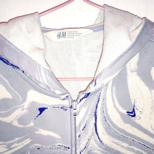 H&M Lilac Zip Up Hoodie like new, size XS-teen 13-14Y