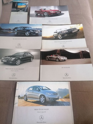 Mercedes Benz factory manuals used, set