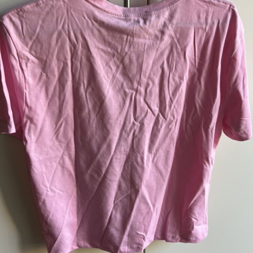 Zara pink L t-shirt new, 100% cotton