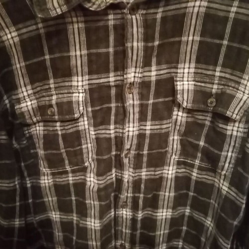 Checked winter shirt United Colors of Benetton like new, cotton, size L