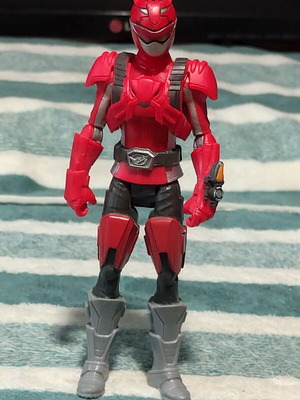 Power Rangers Beast Morphers Red Ranger figure used