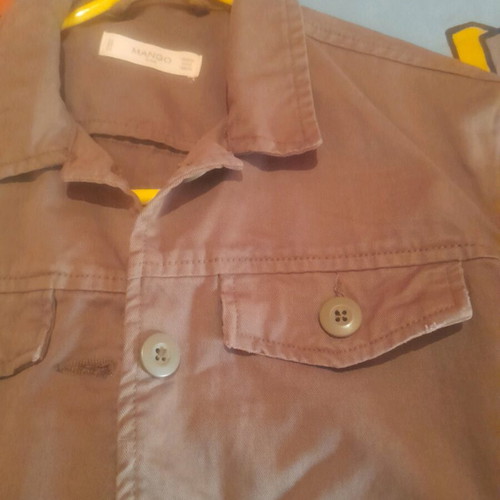 Mango kids jacket like new, olive color