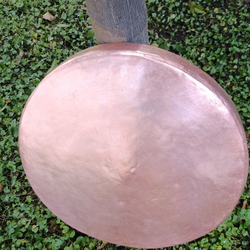 Copper Heavy Handcrafted Hammered Tray like new, Epirus