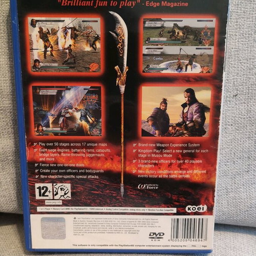 Dynasty Warriors 4 PS2 used in very good condition