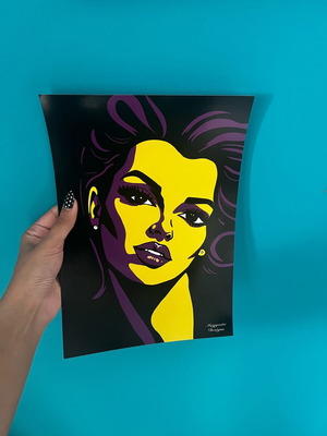 Pop art poster A4 new
