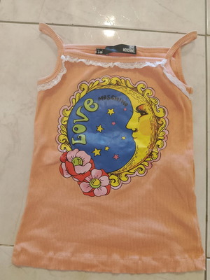 Moschino top size S like new, orange