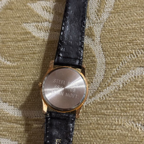 Cobra Quartz wristwatch used, black and gold