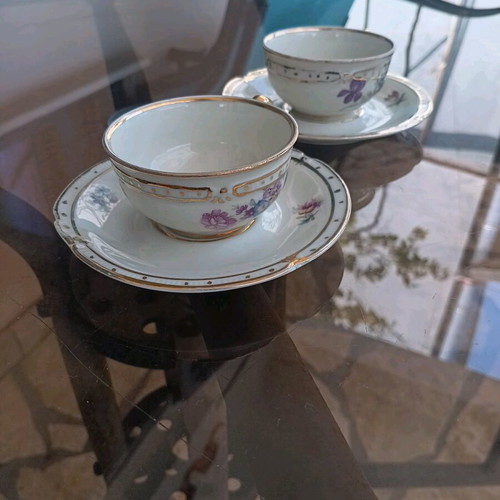 Antique coffee cups used, Bavarian porcelain