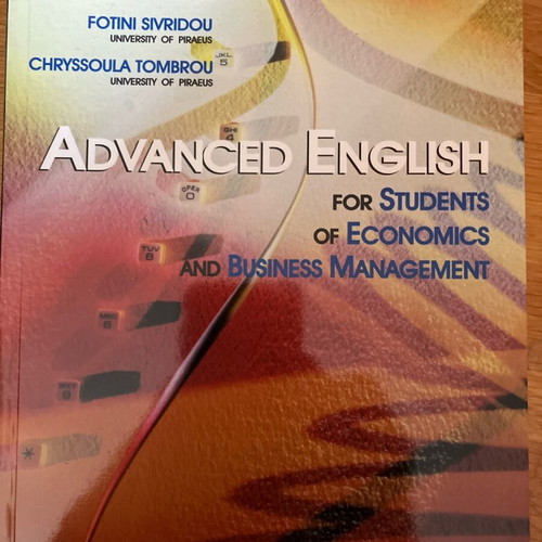 Advanced English book for students of economics and business management new