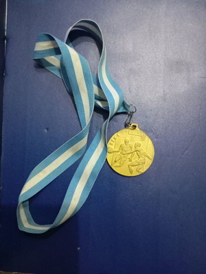 ESKA medal used with ribbon, 5 cm diameter 1976