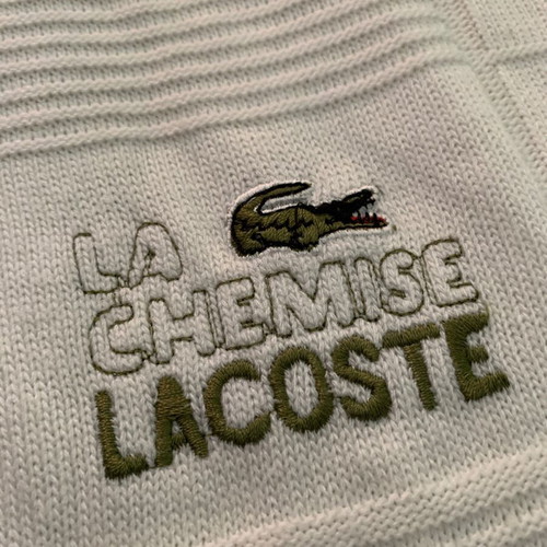 Lacoste wool sweater XL, made in France, 1980s