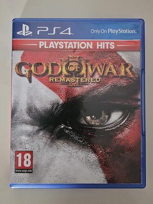 God of War III Remastered PS4 game like new, compatible with PS5