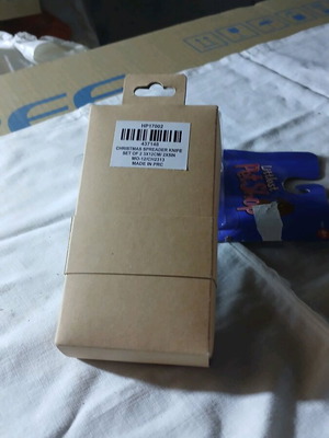 Small Christmas spreader knives new