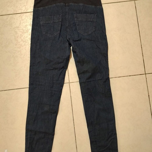 Benetton maternity jeans size S, dark blue denim