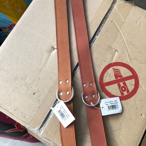 Pet Camelot Nubuck Leather Collar 30mm x 70cm new