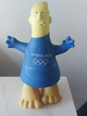 Phoebus Athens 2004 Olympic Games collectible mascot, plastic