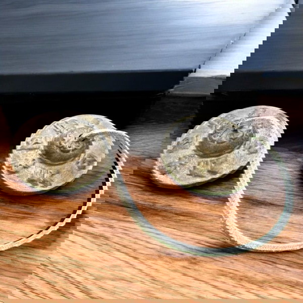 Χειροποίητα Κύμβαλα Διαλογισμού Cymbals Om Mani Padme Hum 6.7cm