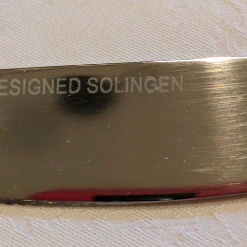 Solingen cutlery set 70 pieces new with gold detail