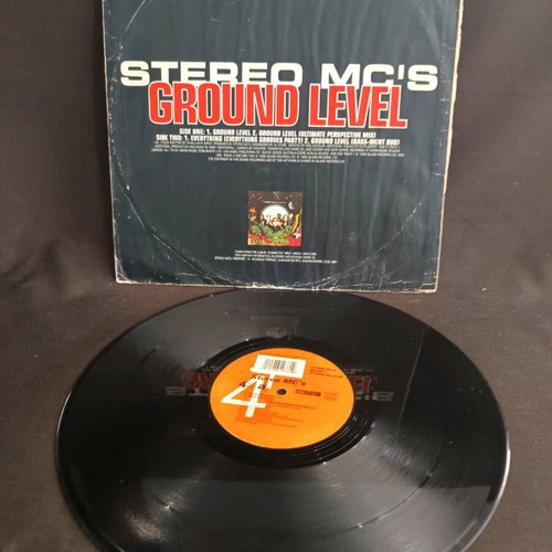 Stereo MC's Ground Level vinyl used, in very good condition