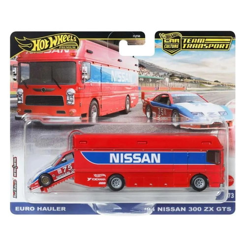 Hot Wheels Nissan 300 ZX GTS Euro Hauler new