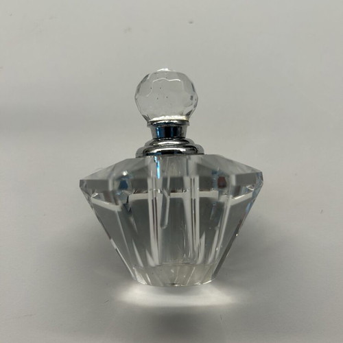 Vintage crystal perfume bottle Art Deco style like new