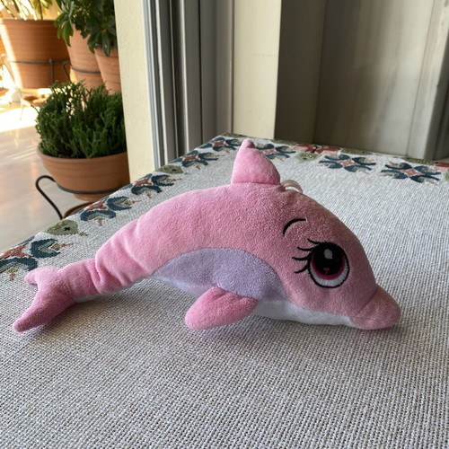Plush dolphin 32 cm like new, soft texture