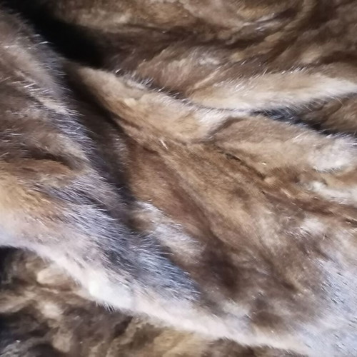 Fur coat with natural hair, like new