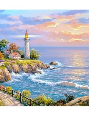 Lighthouse Diamond Painting Kit new, 40x30 cm