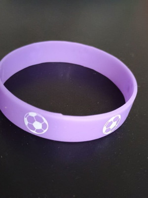 Βραχιόλι λάστιχο παιδικό μωβ σαν καινούργιο