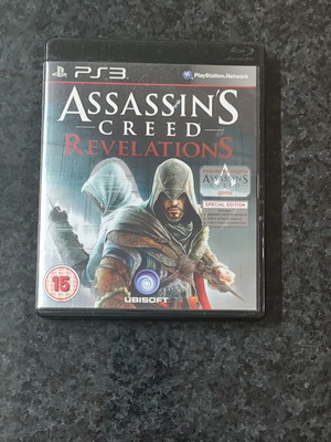 Assassin's Creed Revelations PS3 game with manual and soundtrack CD