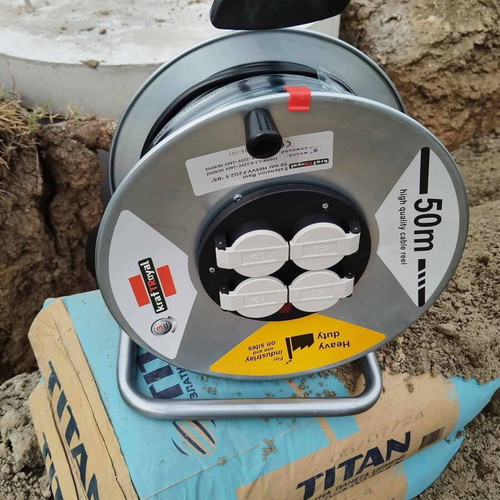 Electric cable reel 50 meters new