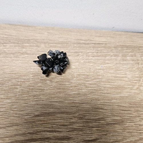 Handmade ring new, black and silver
