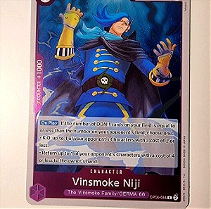 Vinsmoke Niji One Piece Card Game OP06-065 Rare