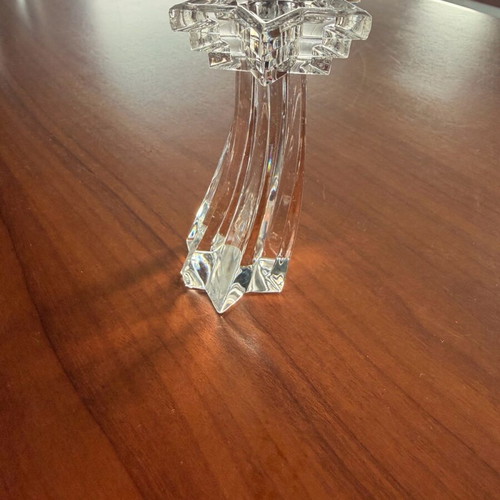 Vintage Starlight Crystal Star Candlestick like new