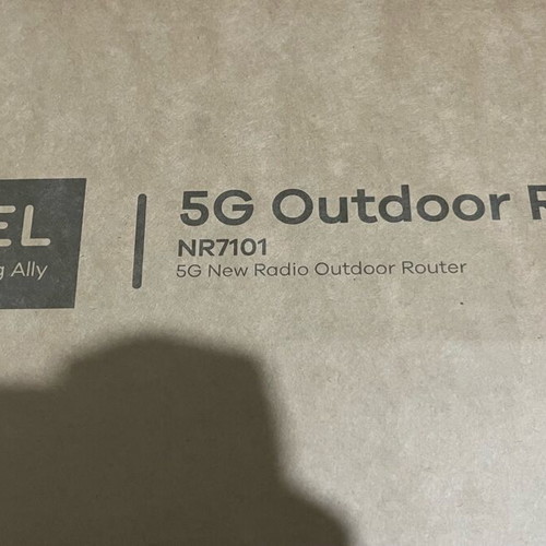 Zyxel NR7101 used 5G NR router with IP68 design and PoE injector