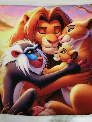 Lion King decorative pillowcase 40x40 cm new
