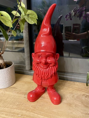 KARE Design decorative gnome red high-gloss new